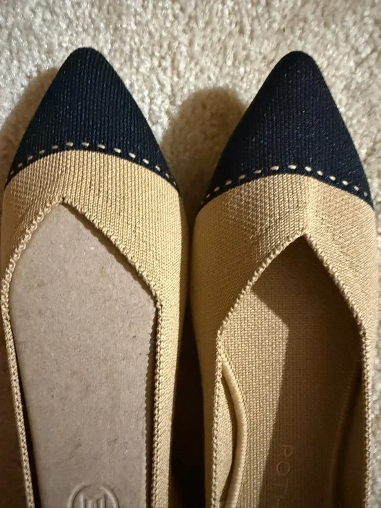 Rothy's The Point II flats in the Camel Captoe colorway size 9.5 - Picture 10 of 11
